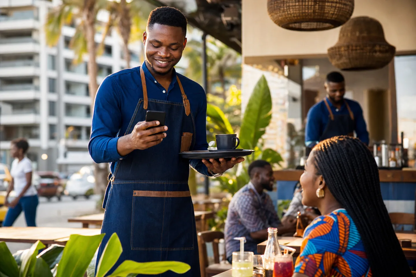 Campagne publicitaire pour une entreprise togolaise